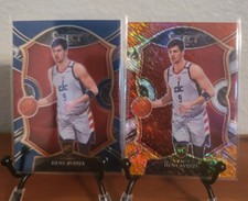 Deni Avdija Select Concourse Shimmer Prizm & Concourse Base 2 Card RC Lot