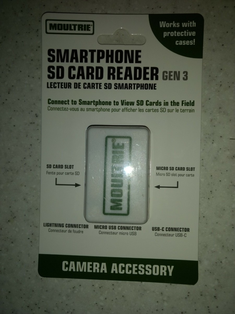 Moultrie Smartphone Card Reader Gen3 Model MCA-13488
