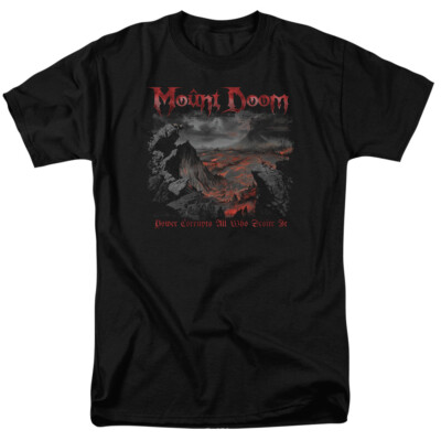 LORD OF THE RINGS POWER CORRUPTS Licensed Men's Graphic Tee Shirt SM-6XL