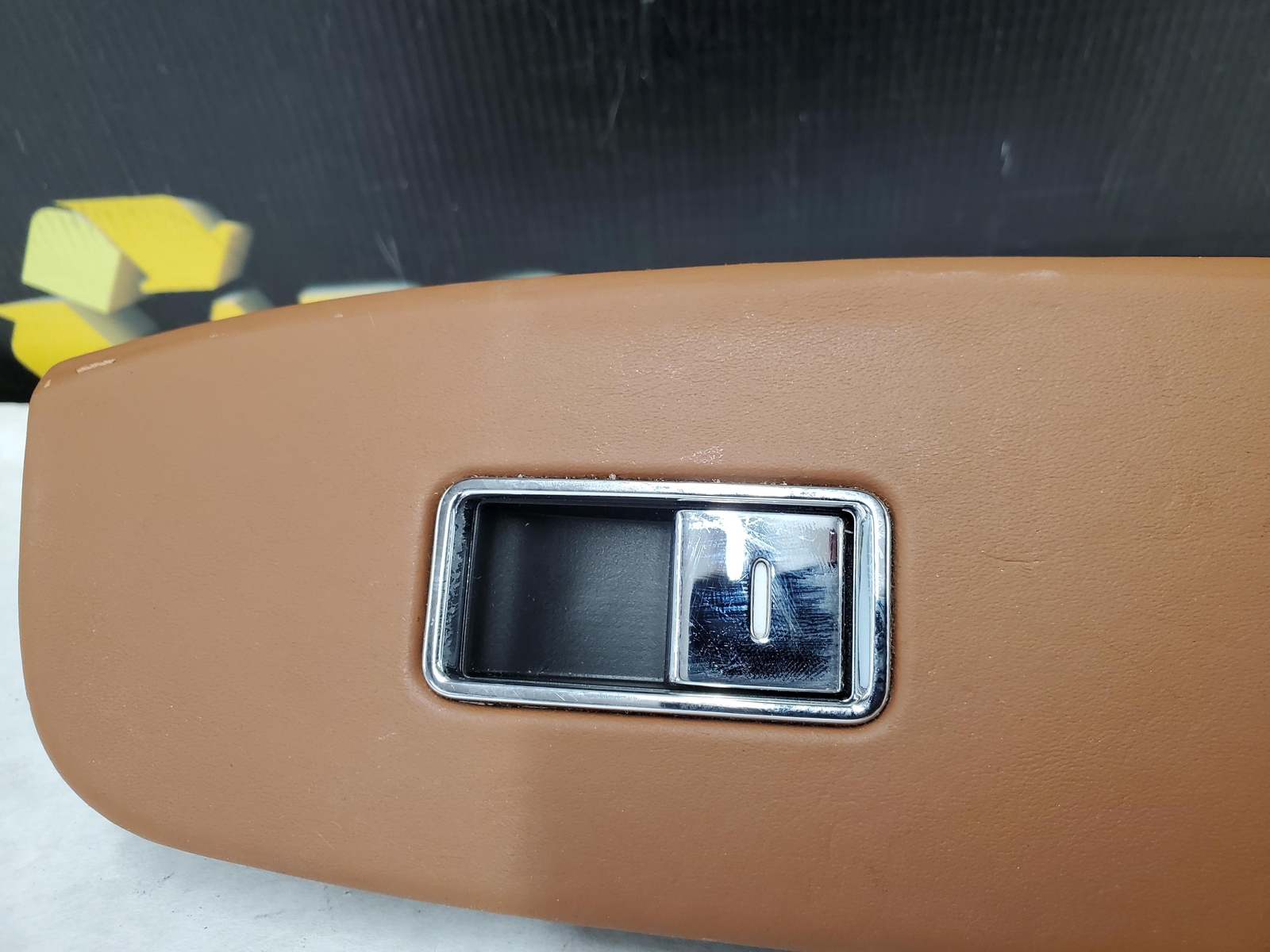 2007 Bentley Flying Spur Passenger Window Door Switch w/ Trim Panel (Saddle) OEM
