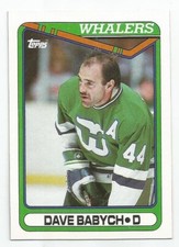DAVE BABYCH 1990-91 TOPPS CARD NM-MT+ CONDITION