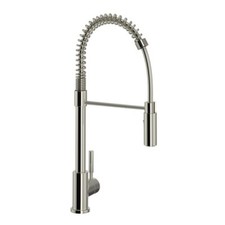 Rohl R7521PN Kitchen Faucet Lux Side Lever Handle Pulldown BRUSHED NICKEL New
