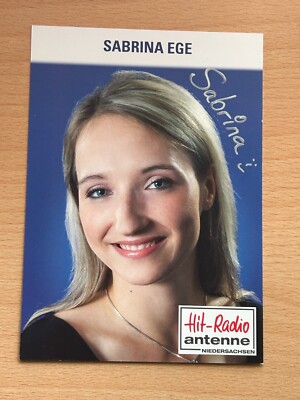 Sabrina Ege - Autogrammkarte original signiert - #35132