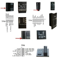 TPM 2.0 Security Module for ASUS -SPI -M R2.0 Motherboards 20-1pin 14-1pin