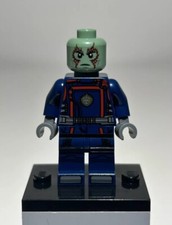 LEGO Drax Minifigura 76255 Clásico Traje Azul Marvel Guardianes de la Galaxia NUEVO