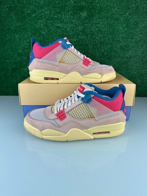 Size 10 - Jordan 4 Retro x Union LA Mid Guava Ice (CLEAN