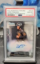 2022 Bowman Sterling JAIRO POMARES Prospect AUTO PSA 10 GIANTS Low Pop Autograph