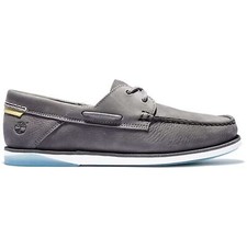 Timberland Atlantis Break Boat Shoe Medium Grey Nubuck Herren Leder Boot Schuhe