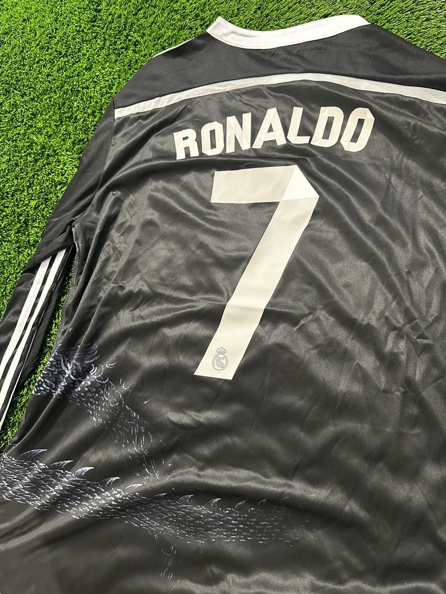 Real Madrid UCL 2014 Ronaldo #7 Yohji Yamamoto Black Dragon