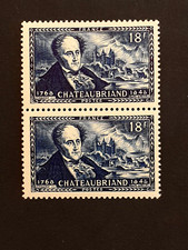 FRANCE 1948 N°816 en paire Yvert 2021 MNH**