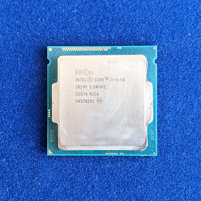CPU Intel Core i3-4160 2x 3,6 GHz Dual-Core Sockel 1150 Prozessor, bulk, geprüft