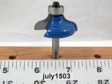 (1) NEW  3/8" Radius Curved Line Edge Profile 1-7/16" Carbide Tip Router Bit k2