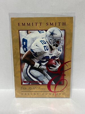 1997 Donruss Elite Gold Series Promos Emmitt Smith #1 Promo 2000