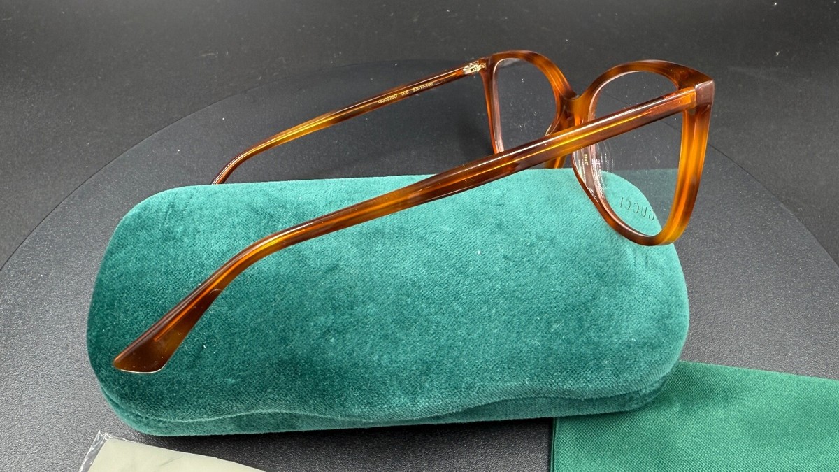 Gucci GG 0026O 006 Havana Brown Eyeglasses Gucci Glasses Frames GG0026O 002 Havana Women | Fruugo NO main image 3