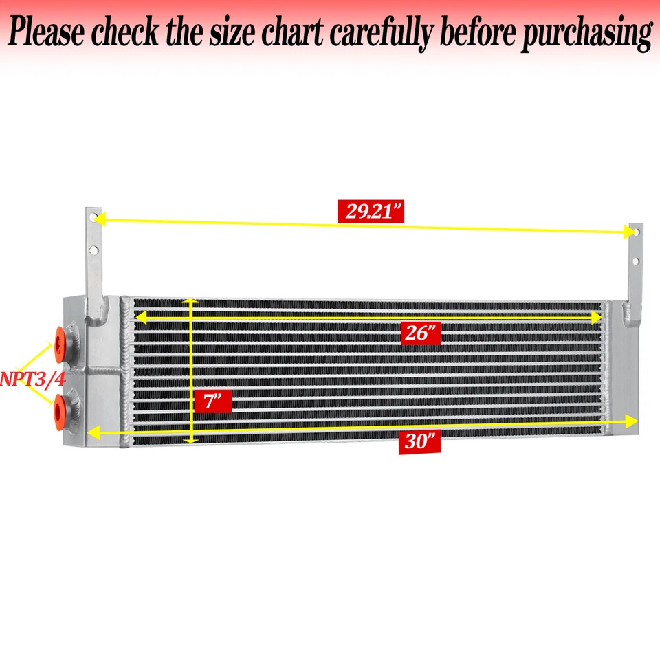 Aluminum Dual Pass Heat Exchanger For 09-15 Cadillac CTS,03-06 Mercedes-Benz E55 - Image 2 of 4