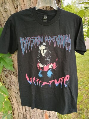 Official BRISTAN MARONEY Ultra Pure Tour Black Graphic Concert T Shirt size S