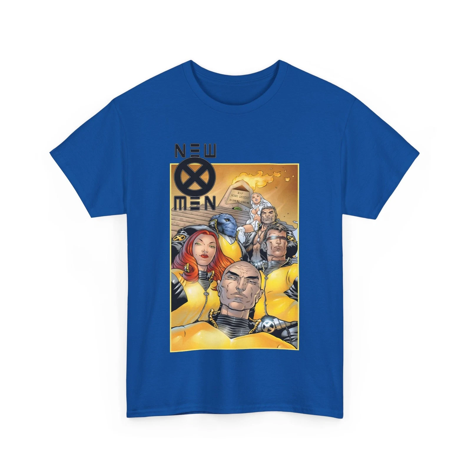 New X-Men T-Shirt - Frank Quitely - Cyclops, Jean Grey, Wolverine, Professor X