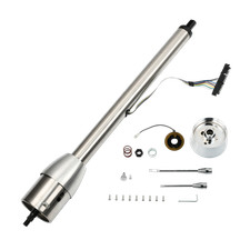 32 Gm Stainless Steel Tilt Steering Column Manual W9 Bolt Adapter No Key