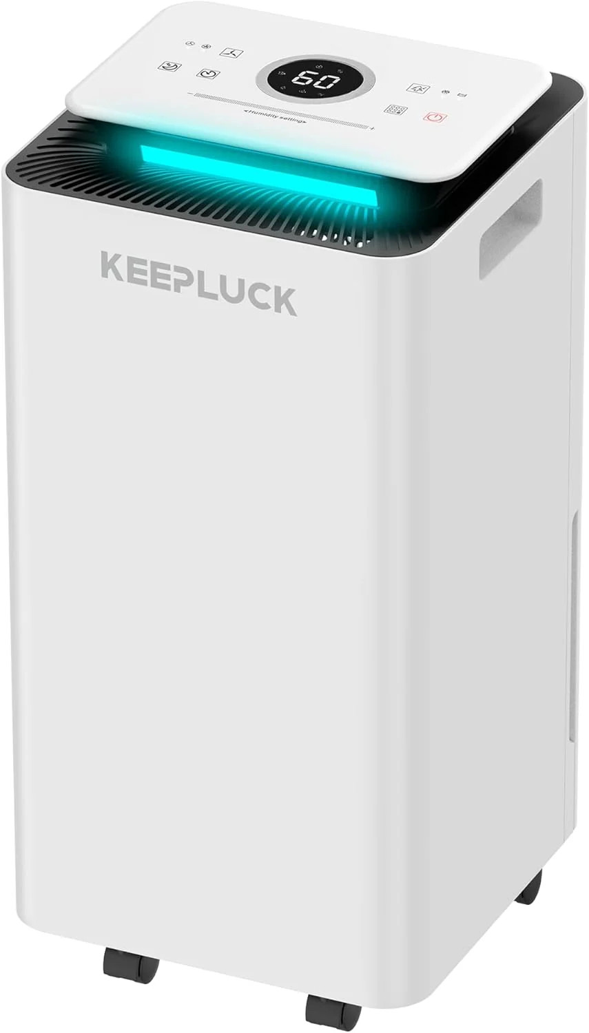 Déshumidificateur 12L silencieux pour appartement et traitement humidité