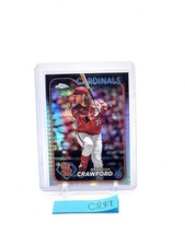 2024 Topps Chrome Update Prism Refractor #USC171 Brandon Crawford STL Cardinals