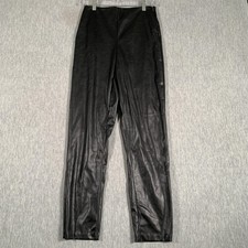 Old Navy Pants Womens 4 Black Extra High Rise Skinny Faux Leather Pull On