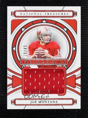 2024 Panini National Treasures Heirlooms 18/49 Joe Montana #H-JMA HOF 0x5i