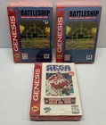 Lot Of 3 NIB Sealed Sega Genesis Games - Battleship & NFL 95’