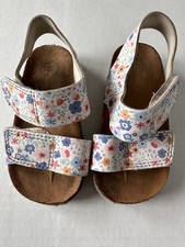 Infant Girls Floral Footbed Sandals By Wonder Nation Size 5