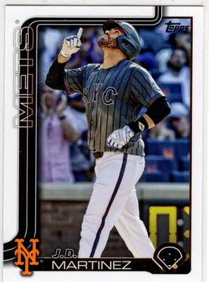 2025 Topps Series Two Baseball J.D. Martinez No. 549 New York Mets