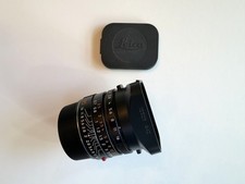 Leica Summicron-M 35mm f/2 ASPH 11879 Black 6-Bit Coded - Box, Hood, Case, Caps