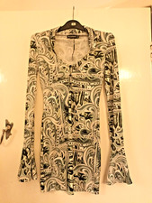 Pretty Little Thing Long Sleeve Collared Short Stretch Green Dress Size 4 - NWOT