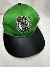 Boston Celtics Hat Hardwood Classics Rare Satin 1986 NBA Green Baseball Cap XXL