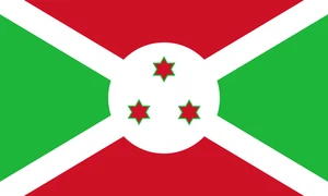 Burundi Flag Self Adhesive Sticker