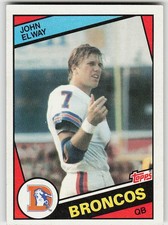 1984 Topps #63 John Elway FOOTBALL Denver Broncos