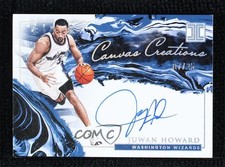 2019 Panini Impeccable Canvas Creations Holo Silver 7/25 Juwan Howard Auto 0vq8