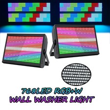 2PCS 200W 768LED Stage Light Beam Wall Wash Light Strobe DMX Lighting Club Party