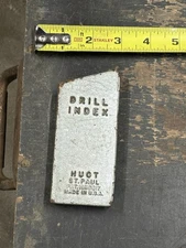 Huoy St Paul, MI Drill Index Drill Bit Set Antique Vintage USA Made