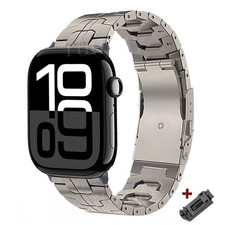 Titan Metall Armband für Apple Watch Ultra 3 Series 11 10 9 8 7 6 5 4 SE 46-49mm