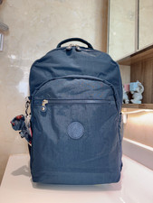 Kipling Seoul XL Extra Large 17" Laptop Backpack in NAVY Dark Blue 47cm H