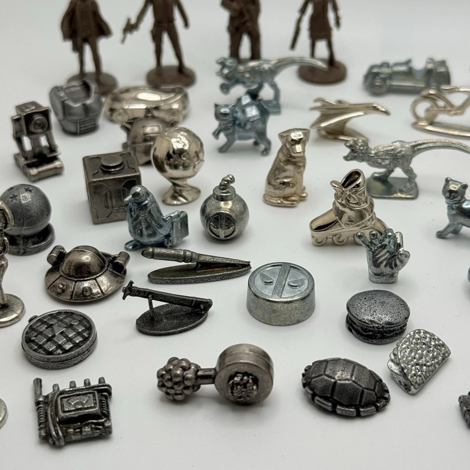 59 Miniaturas Mixtas Monopoly Fichas Cultura Pop Fantasía Ciencia Fi Novedad Figuras Foto 4 de 4