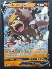 Carte Pokémon Ursaking V 102/195 EB12 Tempête Argentée FR NEUVE
