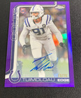 2025 Topps Signature JT Tuimoloau Purple (RAW)