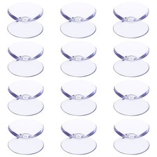 2 Pack Non-slip Mat Silicone Suction Cups Glass Table Pads for Double Sided