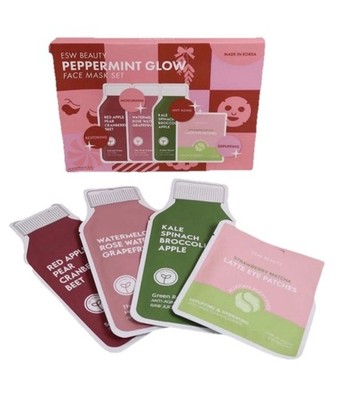 ESW Beauty Peppermint Glow Face Mask Set Made in Korea