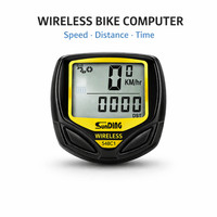 Wireless Bike Computer LCD Speedometer Odometer Waterproof Cycle Computer