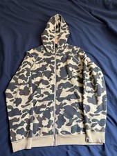Bape OG Green Camo Full Zip Hoodie Sz M Pharrell NIGO 2003 Vintage First Gen