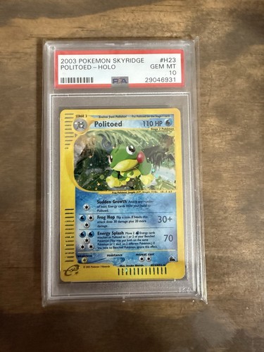 Politoed graded PSA 10 for sale on eBay