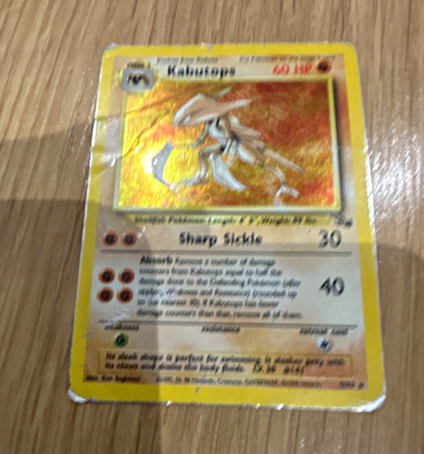 Kabutops #9 (Fossil (1999))