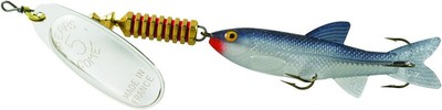 Mepps C5M S Comet Mino In-Line Spinner 4'' 1/2 oz Silver Blade