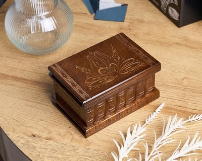 Puzzle Box, Wooden Puzzle Box for Adults with Hidden Compartments